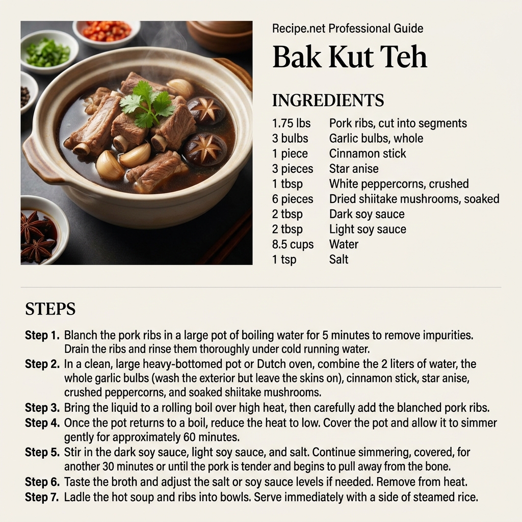 Bak Kut Teh Infographic