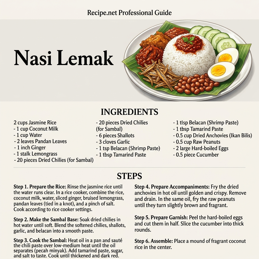 Nasi Lemak Infographic