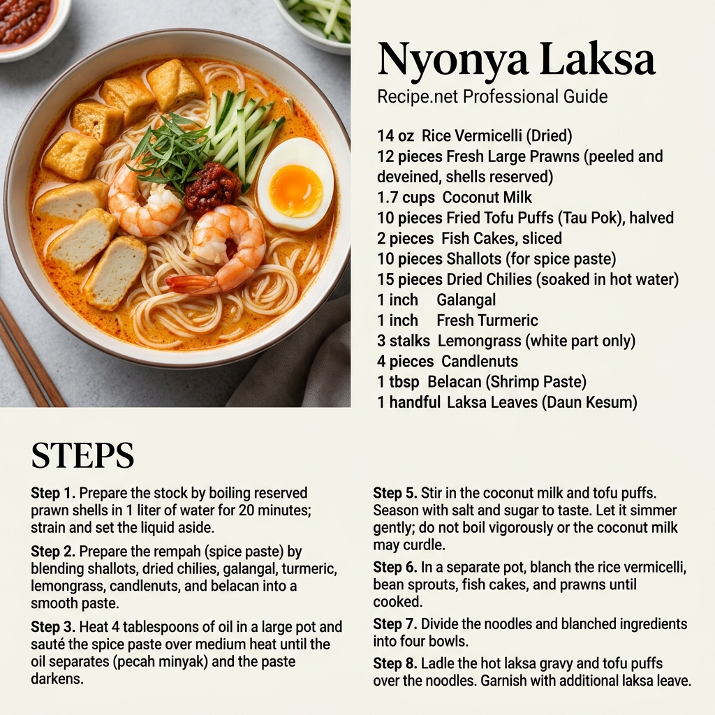 Nyonya Laksa Infographic
