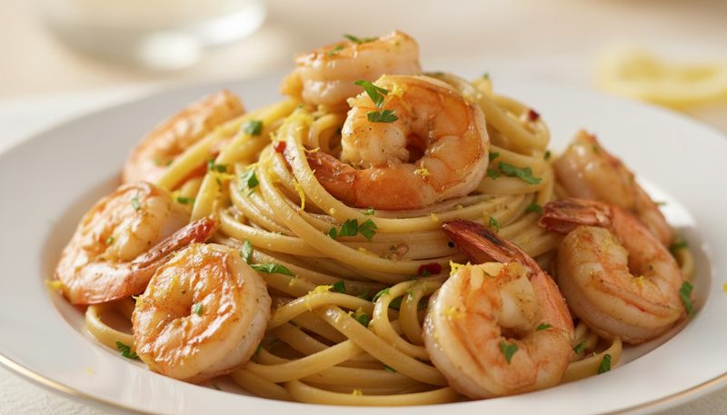 Shrimp Scampi Pasta