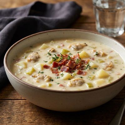 Classic New England Clam Chowder