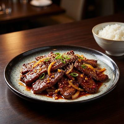 Spicy Korean Bulgogi Beef
